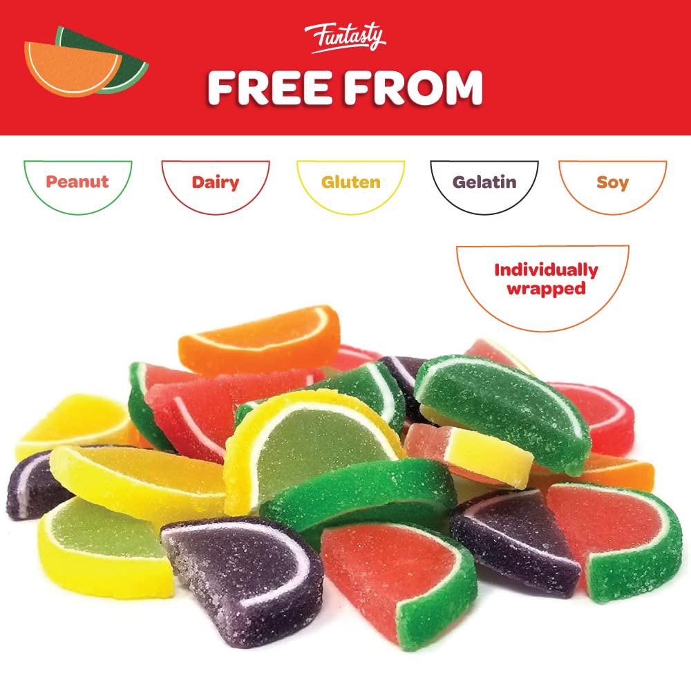 Funtasty Fruit Slices Jelly Candy, Individually Wrapped, Assorted Flav –  Crazy Outlet Candy Store