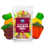 Funtasty Fruit-Shaped 3D Gummy Candy, Assorted Flavors, 11-Ounce Pack