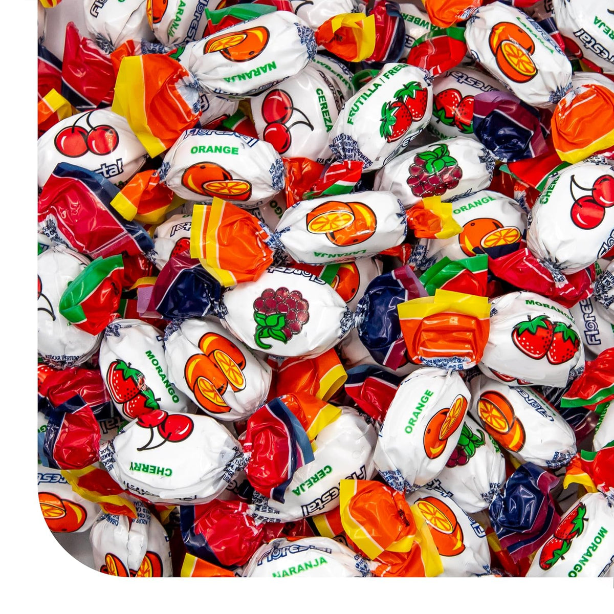 Assorted Fruit Hard Candy - Old Fashioned Candy for Office Bowls