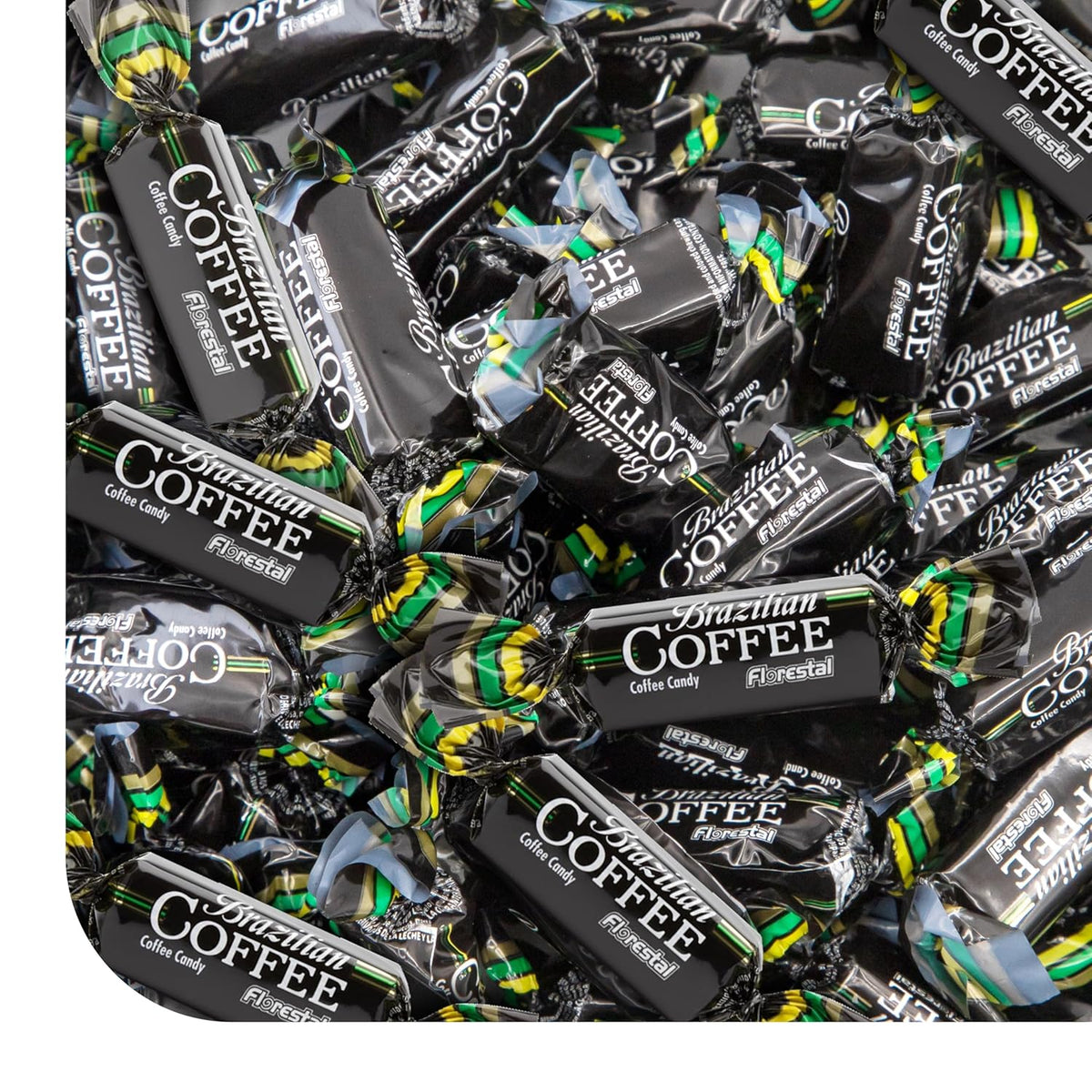 Brazilian Coffee Candy - 1 Pound Pack - Individually Wrapped Taffy