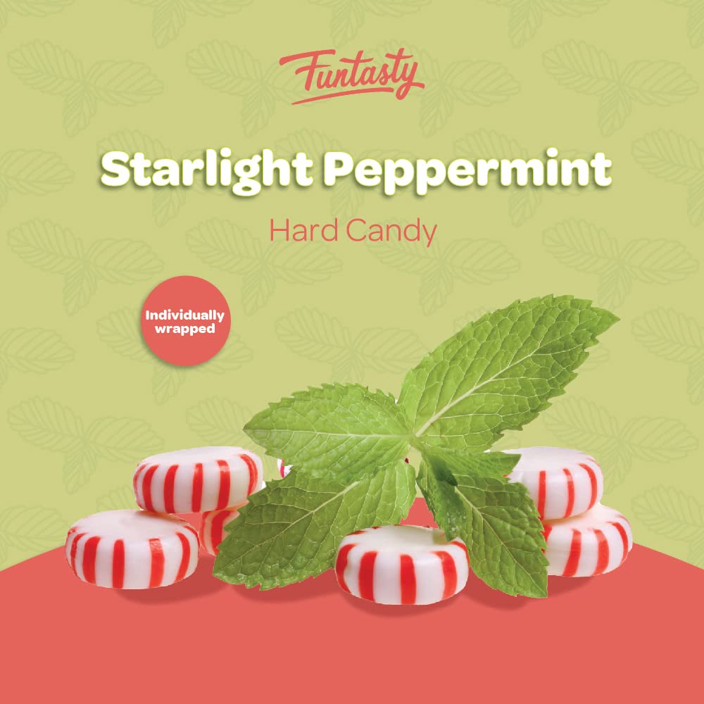 Starlight Mints | 2 Pound Pack| Peppermint Hard Candy - Crazy Outlet Candy Store