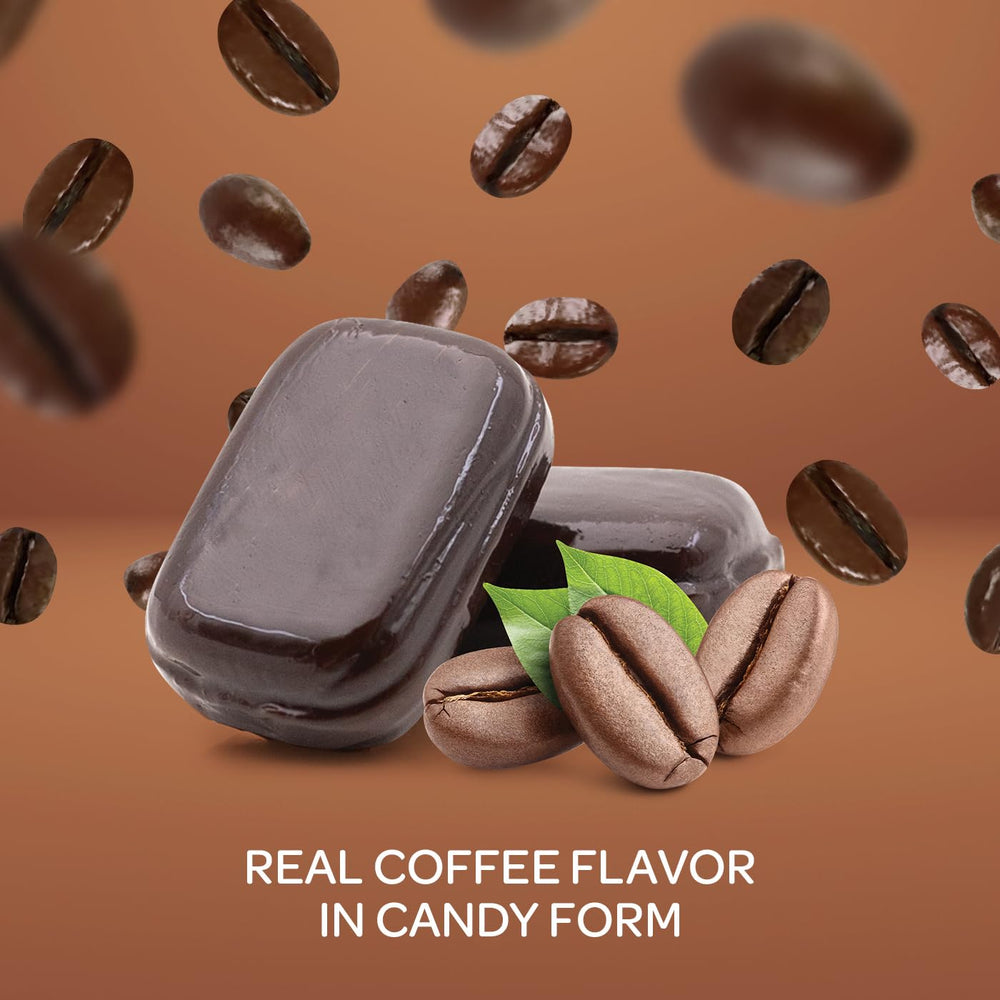 Funtasty Black Coffee Flavored Hard Candy, Contains Caffeine, Pack 2 Pounds