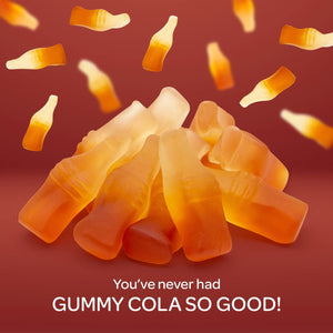 Gummy Cola Bottles Candy, Chewy Gummies - Crazy Outlet Candy Store