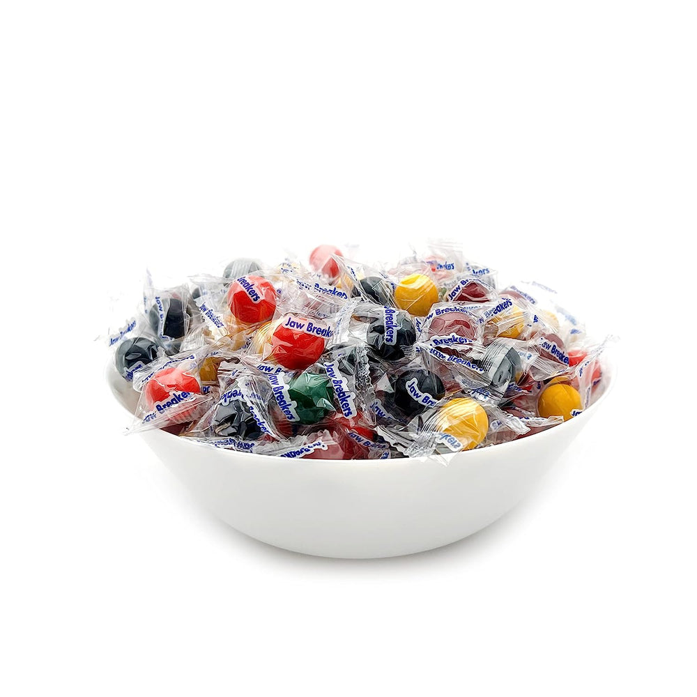 Jaw Breakers Hard Candy, Individually Wrapped, Bulk Pack 3 Pounds