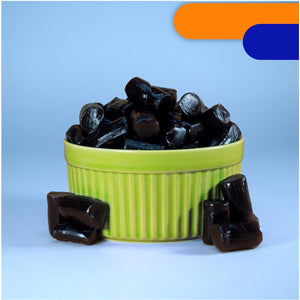 Finnska Sugar-Free Black Licorice Candy | 1 Pound Bag | Bold Flavored Chewy Bites