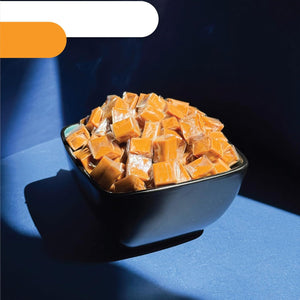 Caramel Cubes Candy | 2 Pound Bulk Pack | Individually Wrapped Caramels - Crazy Outlet Candy Store