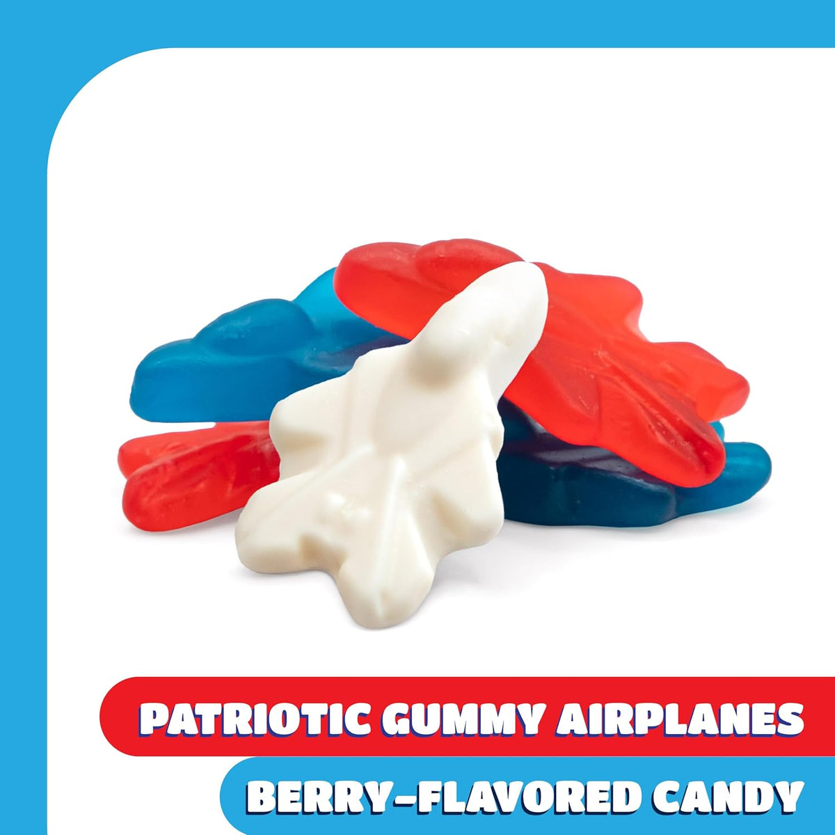 Patriotic Candy - 2 Pound Pack - 4th of July Gummies - Red White and B ...