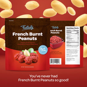 French Burnt Peanuts | 2 Pound Pack | Old School Candy - Crazy Outlet Candy Store