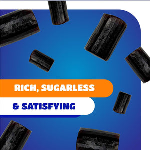Finnska Sugar-Free Black Licorice Candy | 1 Pound Bag | Bold Flavored Chewy Bites
