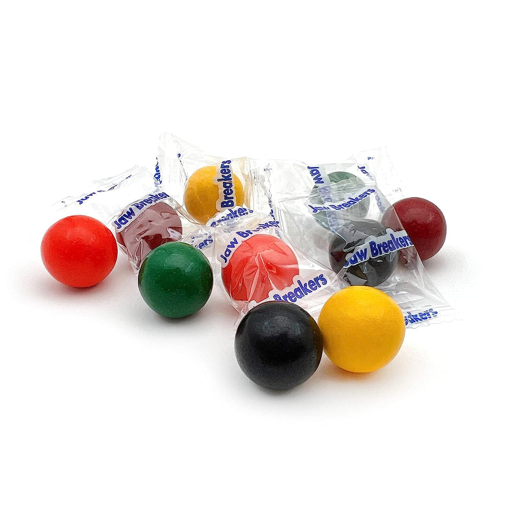 Jaw Breakers Hard Candy, Individually Wrapped, Bulk Pack 3 Pounds - Crazy Outlet Candy Store