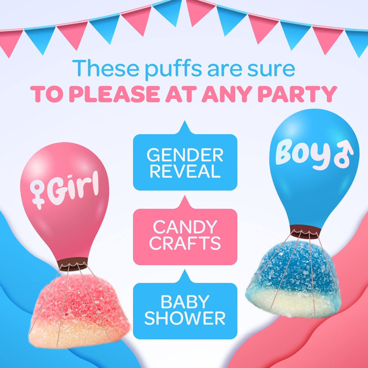 Sour Blue Raspberry Puffs Gummy Candy – Crazy Outlet Candy Store