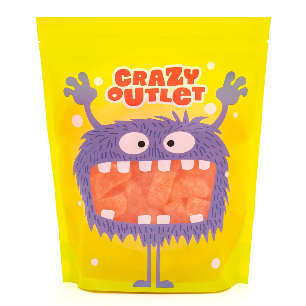 Orange Slices - 2 Pound Bulk Pack (About 65 Count) - Jelly Candy - Old-Fashioned Sweets - Crazy Outlet Candy Store