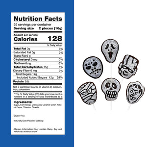 
            
                Load image into Gallery viewer, Funtasty Icing Tattoo Halloween Lollipops  Cola Flavored Hard Candy, Bulk 2 Pounds (110 Count)
            
        