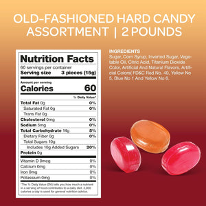 Old School Hard Candy Assortment (2-Pound Pack)