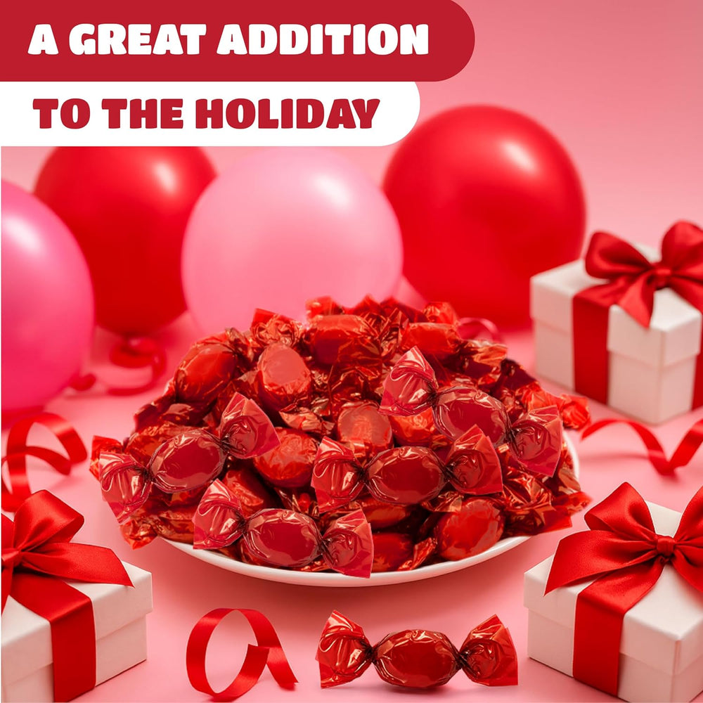 Hard Candy Cinnamon Flavor | 2 Pound Bulk Pack | Individually Wrapped Old-Fashioned Sweets