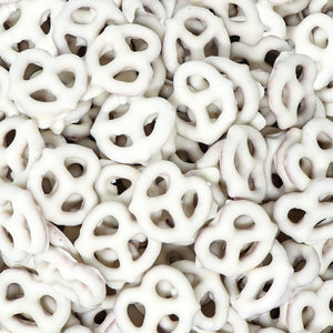 Vanilla Yogurt Covered Pretzels | 5 Pound Pack | Sweet and Salty Snack - Crazy Outlet Candy Store