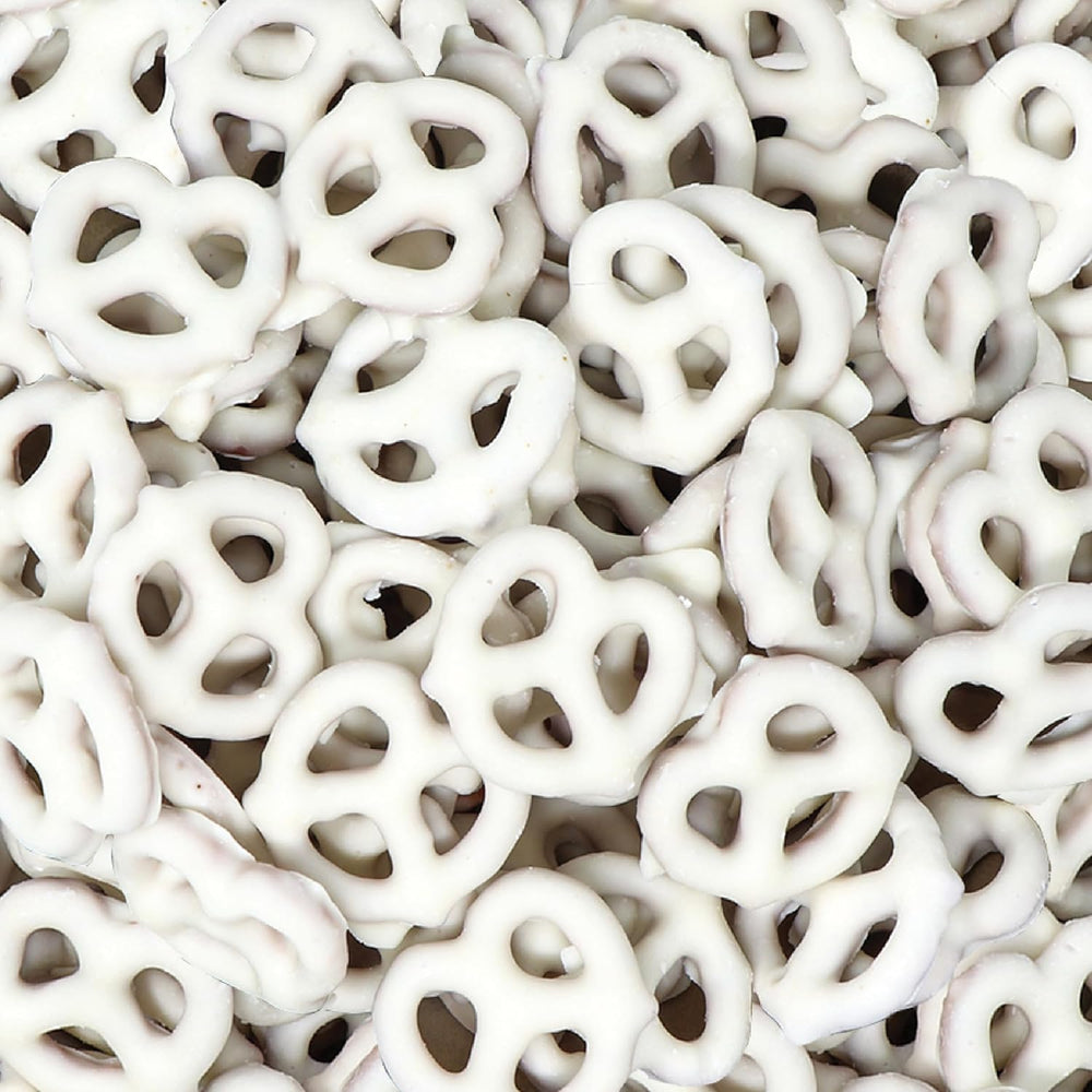 Vanilla Yogurt Covered Pretzels | 22 Ounce Pack - Crazy Outlet Candy Store