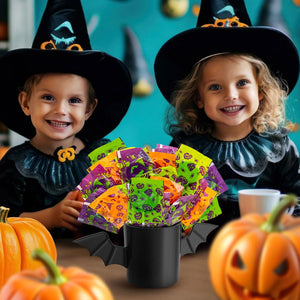 Halloween Lollipops | 2 Pound Box | Halloween Candy Bulk | Pumpkin Suckers | Trick or Treat Candy