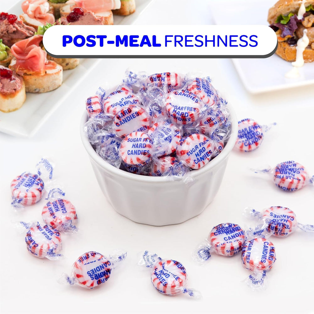 Sugar-Free Starlight Mints| 1 Pound Pack | Peppermint Hard Candy - Crazy Outlet Candy Store