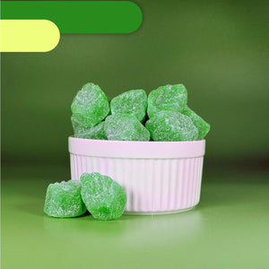 Spearmint Leaves Jelly Candy | 2 Pound Bulk Bag | Classic Spearmint Candy - Crazy Outlet Candy Store