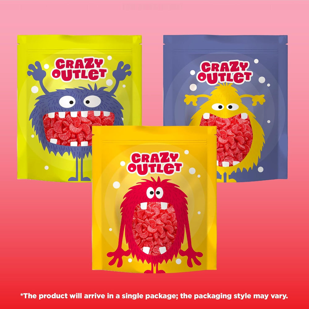 Cherry Slices | 2 Pound Bulk Pack | Jelly Candy - Old-Fashioned Sweets - Crazy Outlet Candy Store