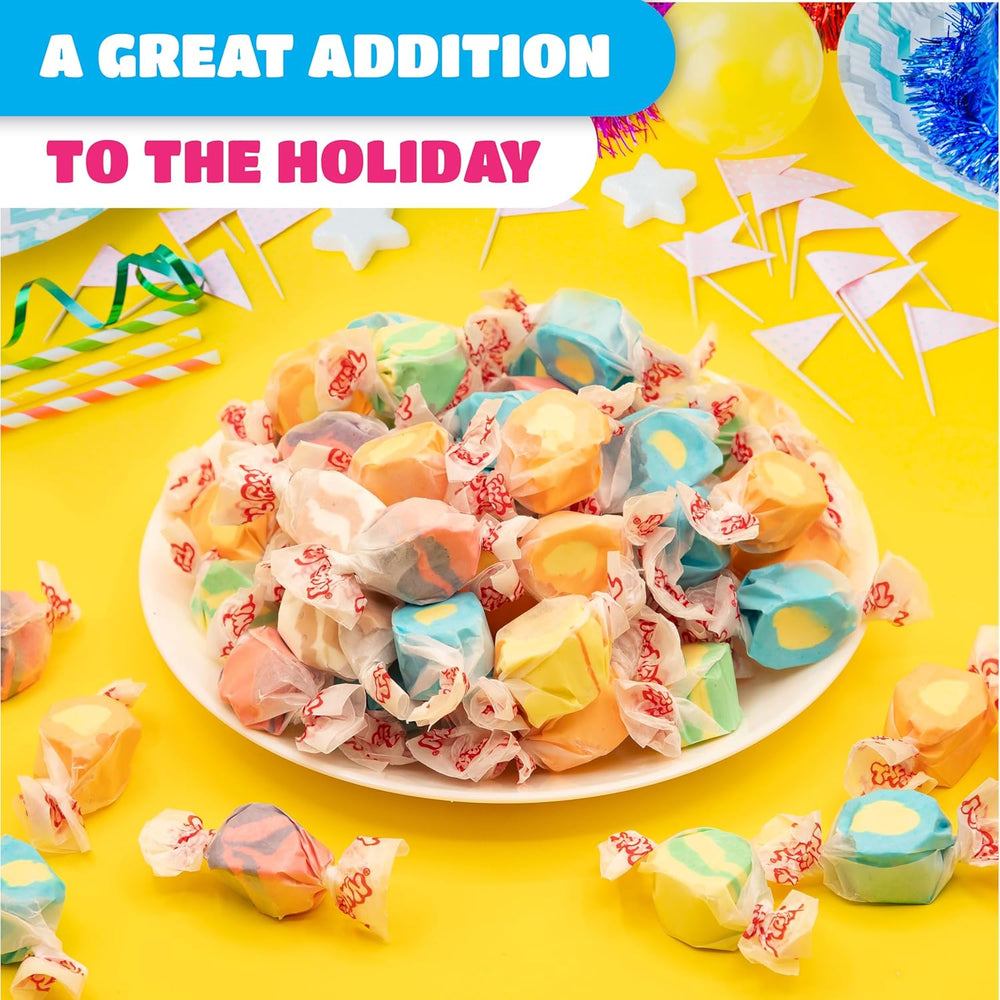 Salt Water Taffy Candy Mix | 1 Pound Bag | Assorted Tropical Fruit Flavors - Crazy Outlet Candy Store