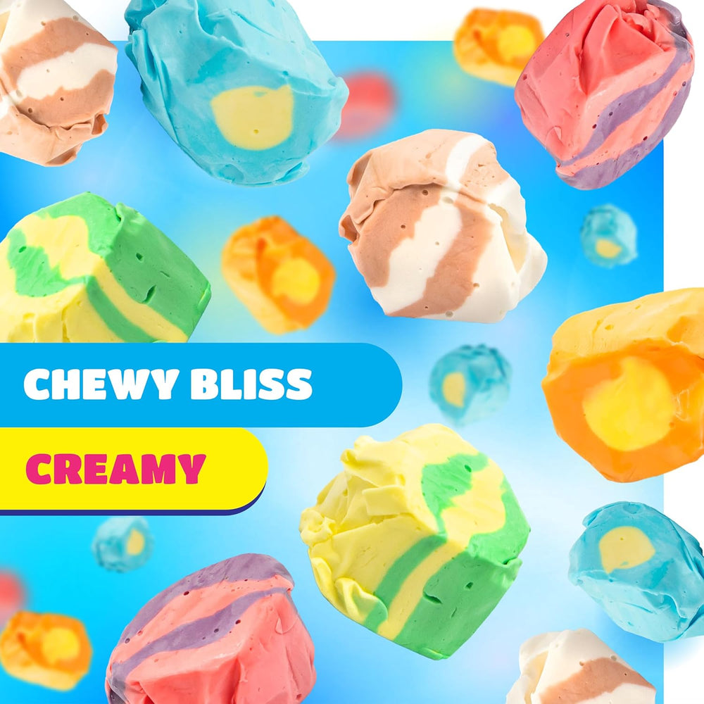 Salt Water Taffy Candy Mix | 1 Pound Bag | Assorted Tropical Fruit Flavors - Crazy Outlet Candy Store
