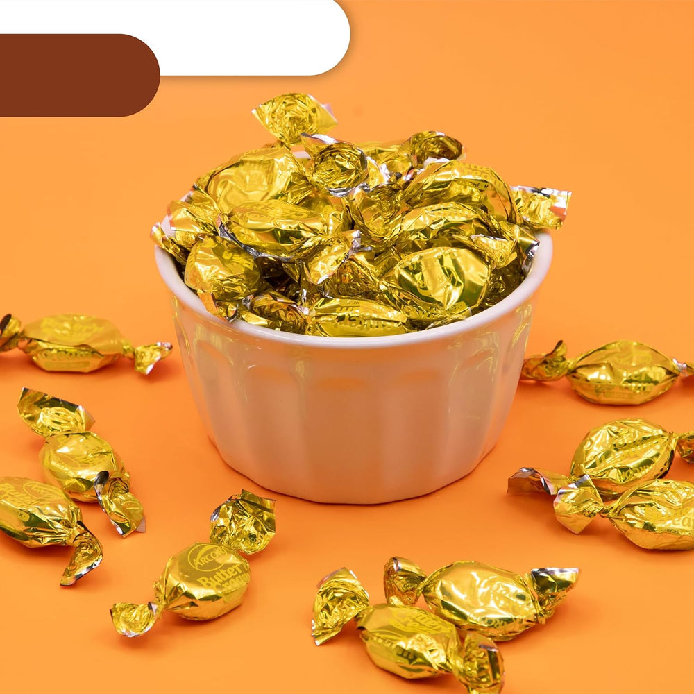 Arcor Butter ‘N’ Cream Hard Candy | 2 Pound Bulk Pack | Buttercream Candy for Buffets and Nostalgic Treat Jars - Crazy Outlet Candy Store
