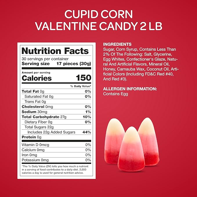 Cupid Corn Valentine's Day Candy - Crazy Outlet Candy Store