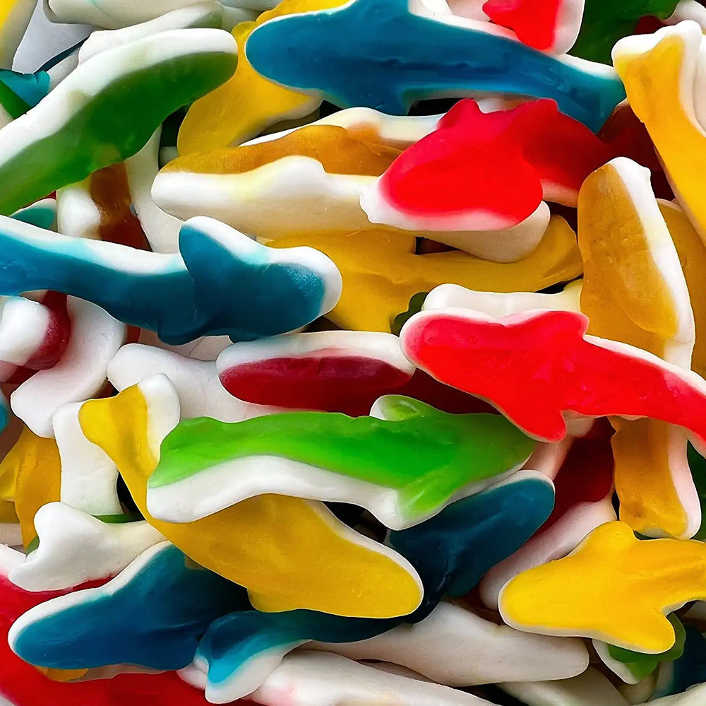 Assorted Baby Sharks Gummy Marshmallow Candy (2-Pound Pack) - Crazy Outlet Candy Store