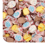 Salt Water Taffy Candy Mix | 1 Pound Pack | Chocolate, Banana, Frosted Cupcake, Cotton Candy Flavors - Crazy Outlet Candy Store