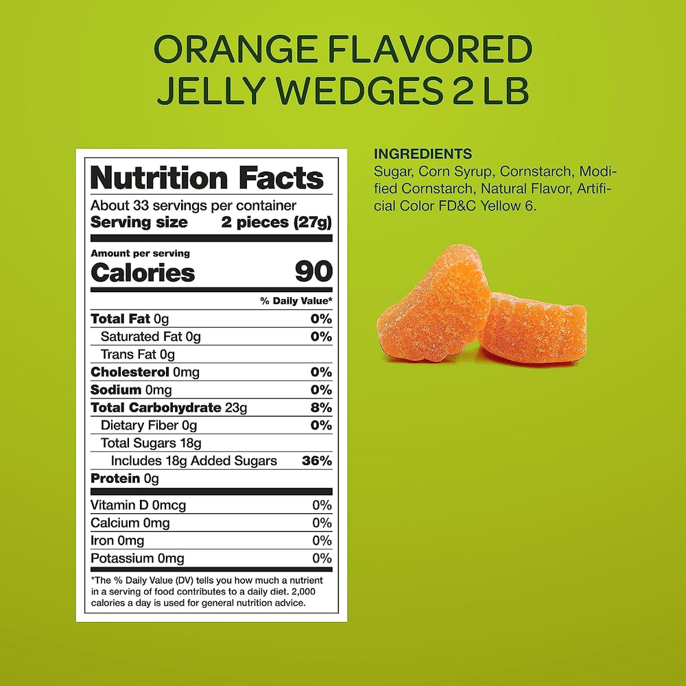 
            
                Load image into Gallery viewer, Orange Slices Jelly Candy, Unwrapped - Crazy Outlet Candy Store
            
        