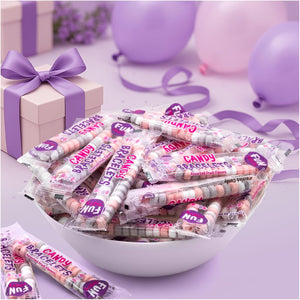 Party Candy Bracelets - 21 Ounce Bag (40 Cnt) - Fruit Flavors - Individually Wrapped - Jewelry Candy for Goodie Bags, Classroom Rewards, and Kids' Celebrations by Funtasty