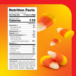 Classic Candy Corn | 3 Pound | Mellowcreme Halloween Candy Bulk - Original Flavor - Crazy Outlet Candy Store