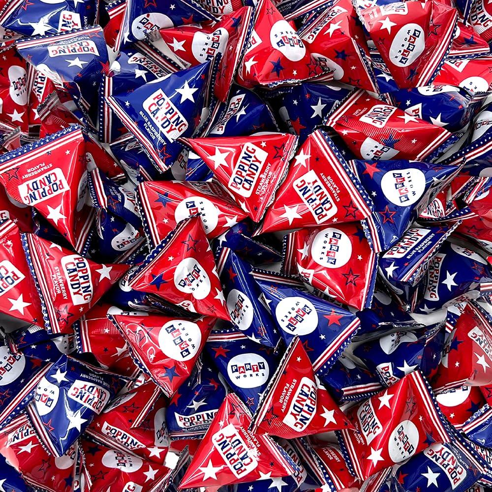 Independence Day Popping Rocks Pouches - Individual Triangles (40