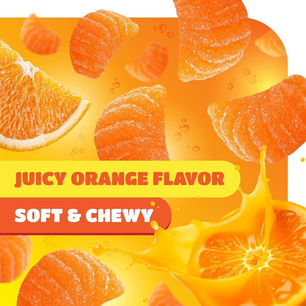 Orange Slices - 2 Pound Bulk Pack (About 65 Count) - Jelly Candy - Old-Fashioned Sweets - Crazy Outlet Candy Store