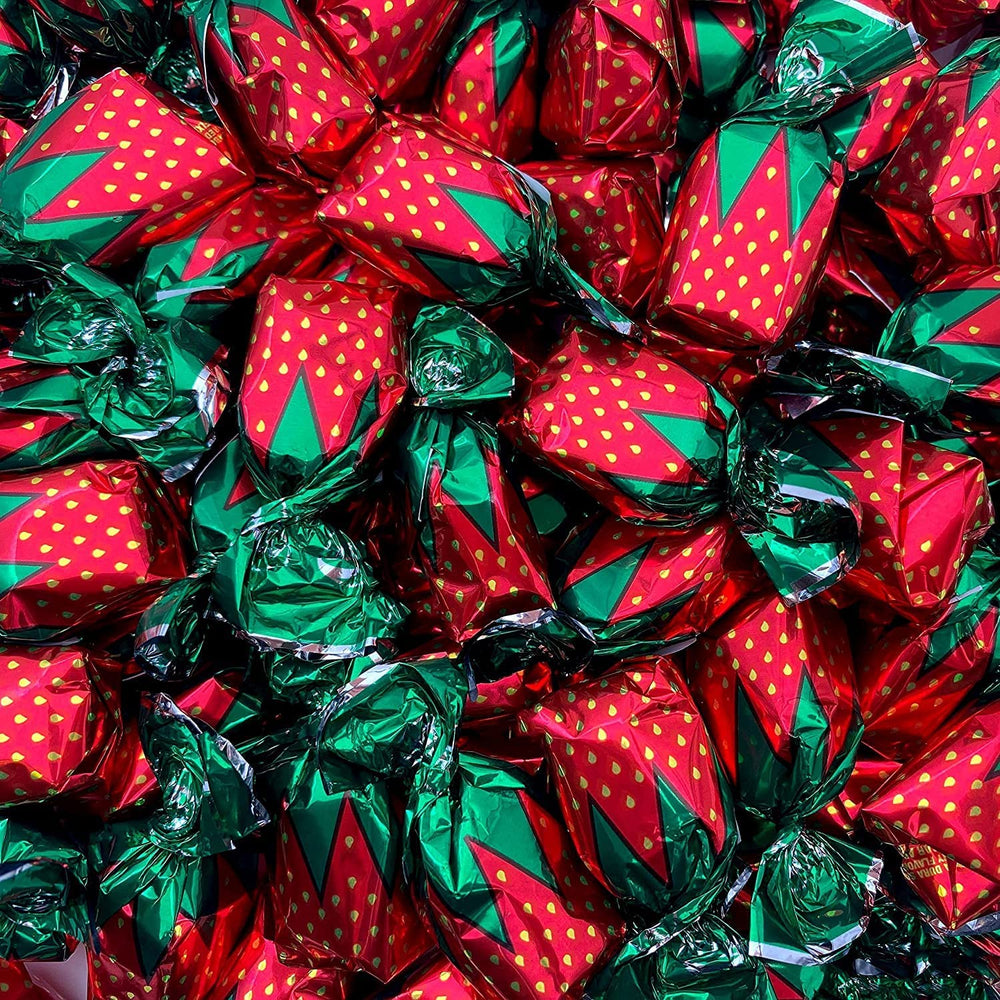 Arcor Strawberry Bon Bons Hard Candy, Bulk Pack 1.5 Pounds