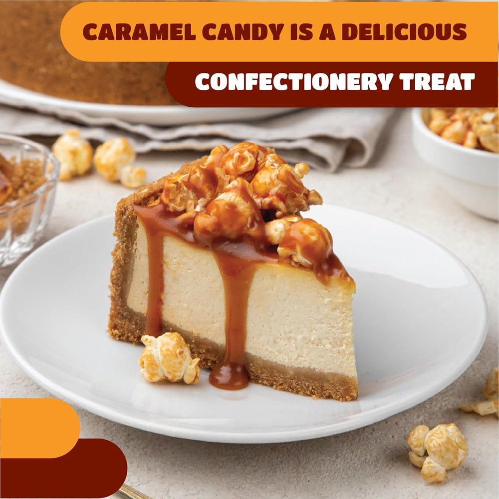 Caramel Cubes Candy | 2 Pound Bulk Pack | Individually Wrapped Caramels - Crazy Outlet Candy Store