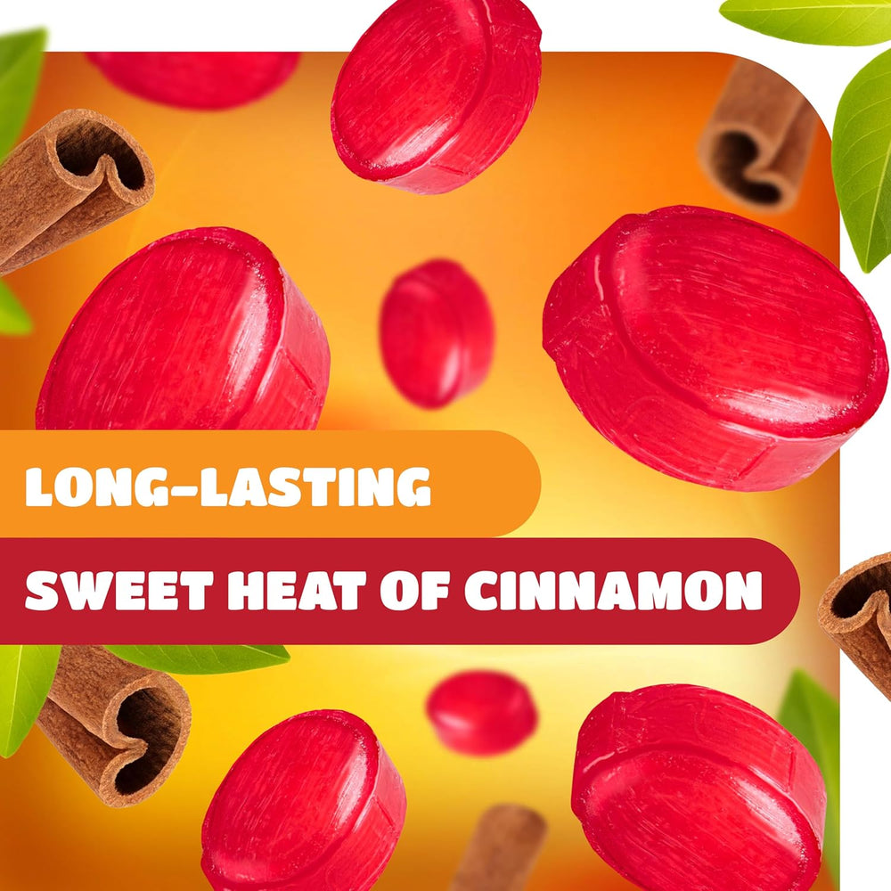 Hard Candy Cinnamon Flavor | 2 Pound Bulk Pack | Individually Wrapped Old-Fashioned Sweets