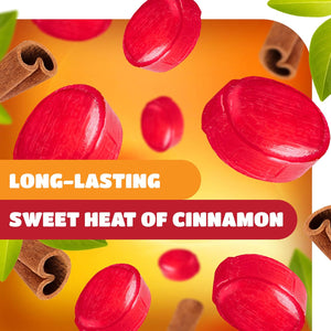 Hard Candy Cinnamon Flavor | 2 Pound Bulk Pack | Individually Wrapped Old-Fashioned Sweets
