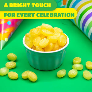 Lemon Drops Hard Candy | Classic Lemon Hard Candy with Sweet and Tart Citrus Flavor