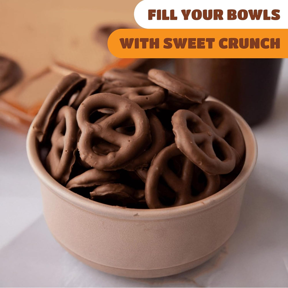 Milk Chocolate Covered Pretzels - 5 Pound Bulk Pack - Crazy Outlet Candy Store