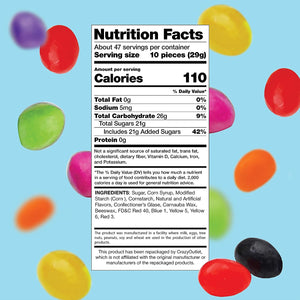 Jelly Beans Candy, Assorted Fruit Flavored Classic Bird Eggs - Crazy Outlet Candy Store