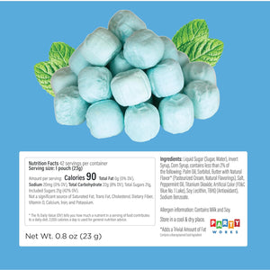 Blue Buttermints Candy - It's a Boy Party Favors, 0.8-Ounce Pouch (42 Count) - Crazy Outlet Candy Store
