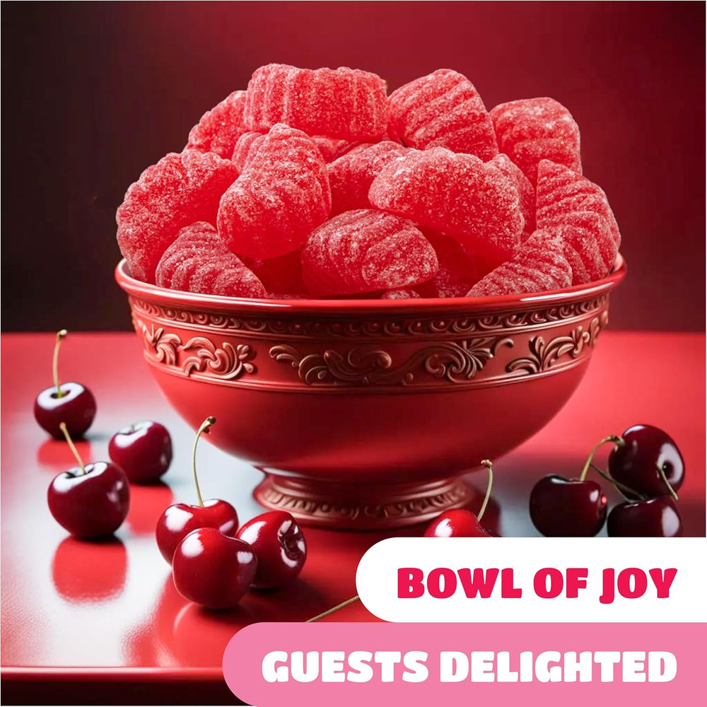 Cherry Slices | 2 Pound Bulk Pack | Jelly Candy - Old-Fashioned Sweets - Crazy Outlet Candy Store