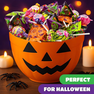 Halloween Candy - 2 Pound Pack (70 Count) - Assorted Candy Variety Pack - Gross Jelly Beans Individual Pouches, Halloween Suckers & Gum Filled Sour Lollipops