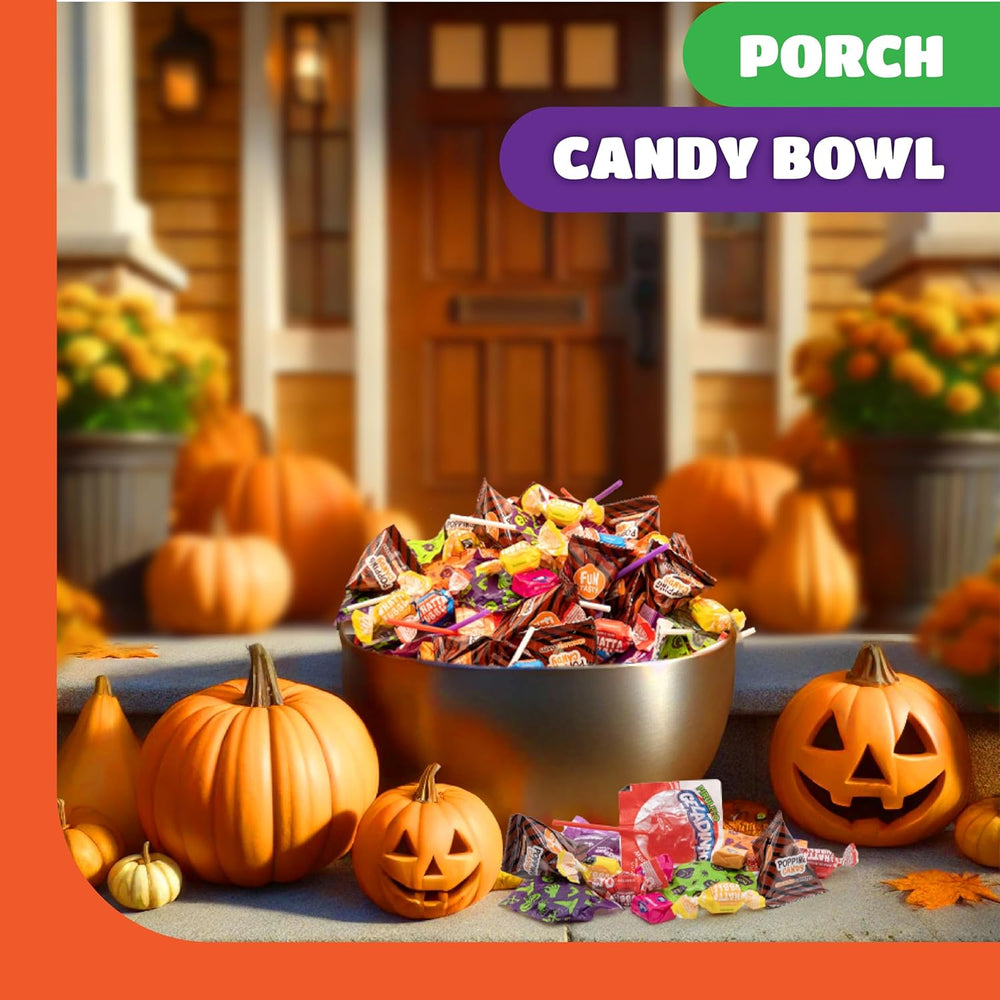 Halloween Candy Bulk 10-Pound Box | Party Mix | Popping Rocks, Lollipops, Taffies, Gum | Trick or Treat Candy Variety Pack - Crazy Outlet Candy Store