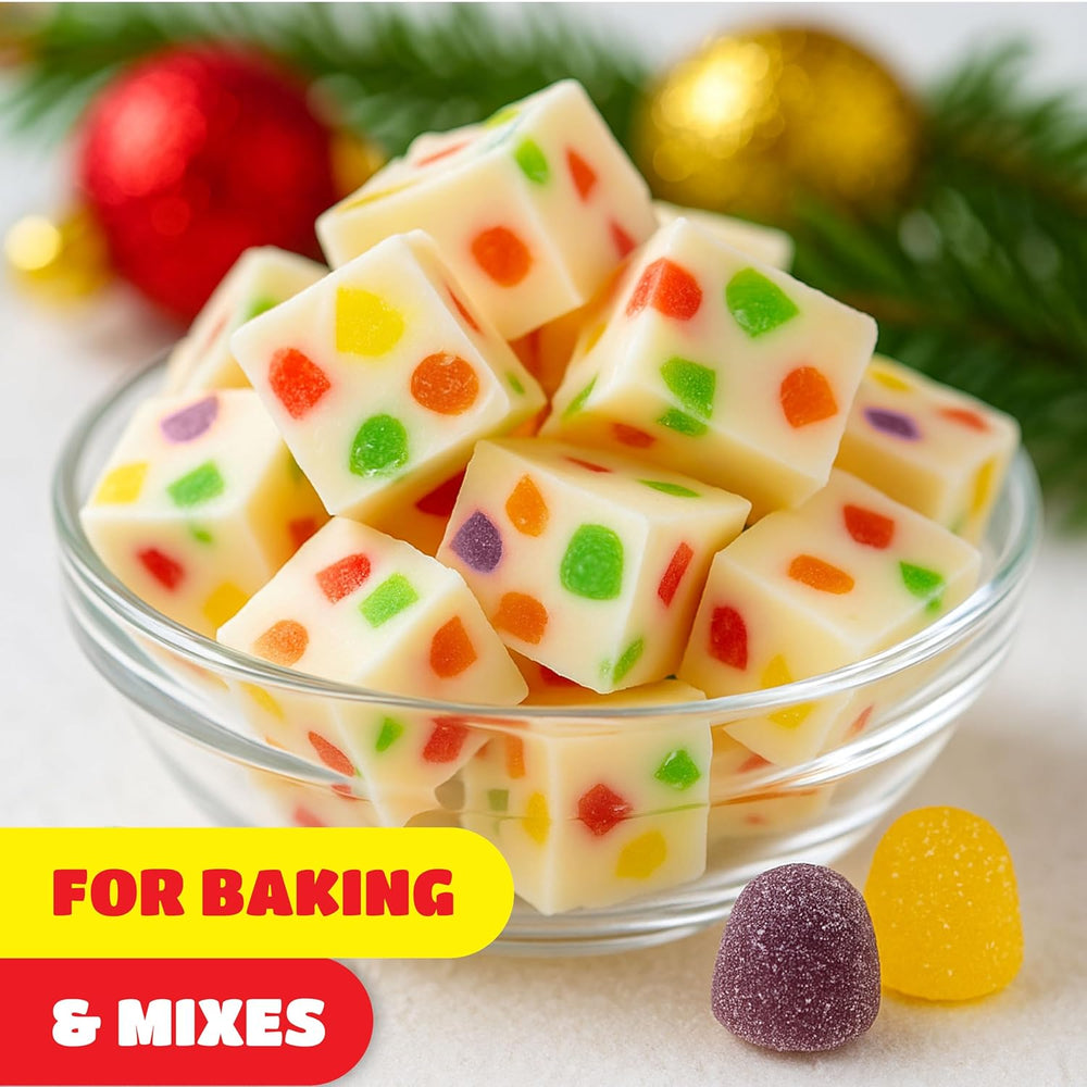 Gum Drops - 2 Pound Bulk Pack - Jelly Candy - Assorted Fruit Flavors