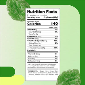 Spearmint Leaves Jelly Candy | 2 Pound Bulk Bag | Classic Spearmint Candy - Crazy Outlet Candy Store