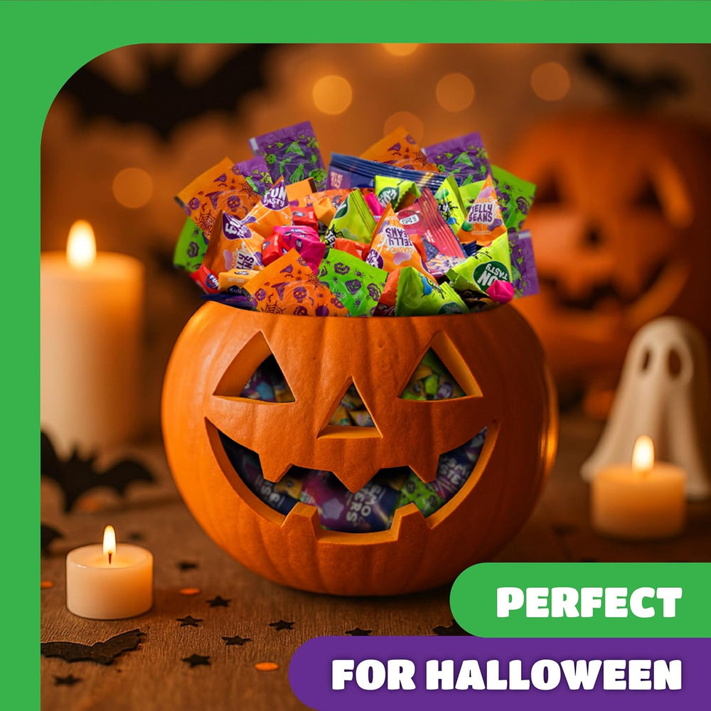 Halloween Candy Bulk 3-Pound Bag - Party Mix | Trick or Treat Candy Variety Pack - Individually Wrapped Candies for Goody Bags - Crazy Outlet Candy Store